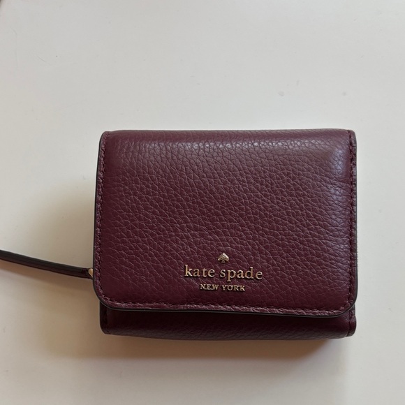 Kate Spade Plum Leather Wallet - Picture 1 of 7